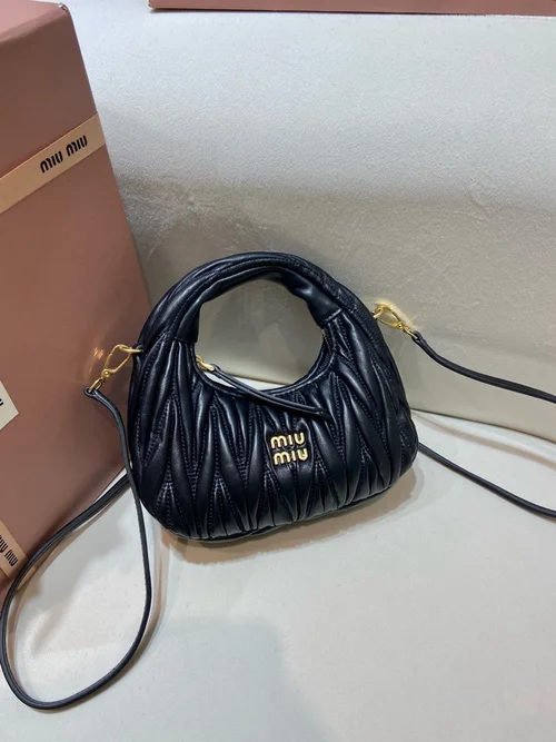 Miu Miu Original Wander Hobo Bag Authentic Matelasse