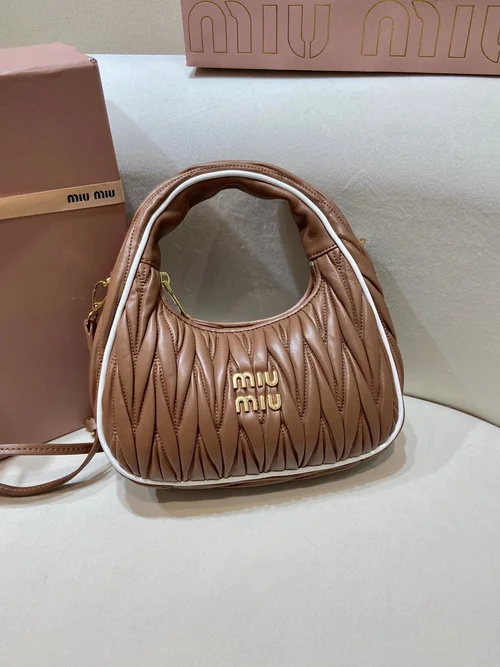 Miu Miu Original Wander Hobo Bag Authentic Matelasse