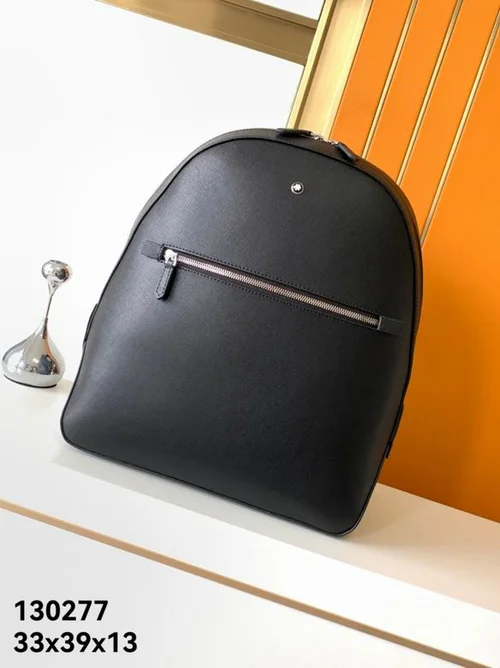 11 Montblanc Original Shoulder Bag Authentic Leather Luxury