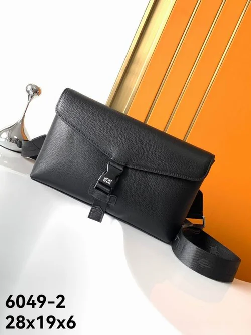 11 Montblanc Original Shoulder Bags Authentic Leather Collection