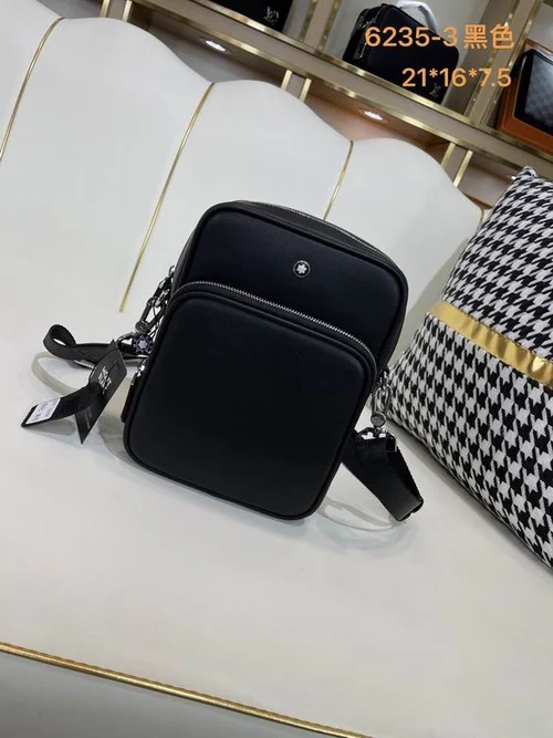 11 Montblanc Original Shoulder Bags Authentic Leather Collection