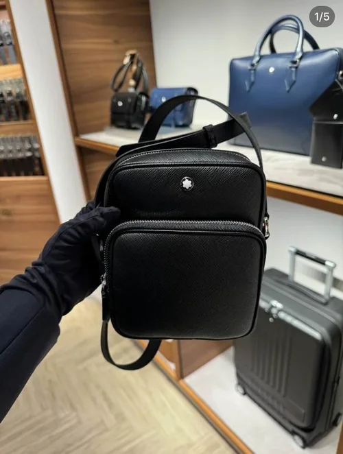 11 Montblanc Original Shoulder Bags Authentic Leather Collection