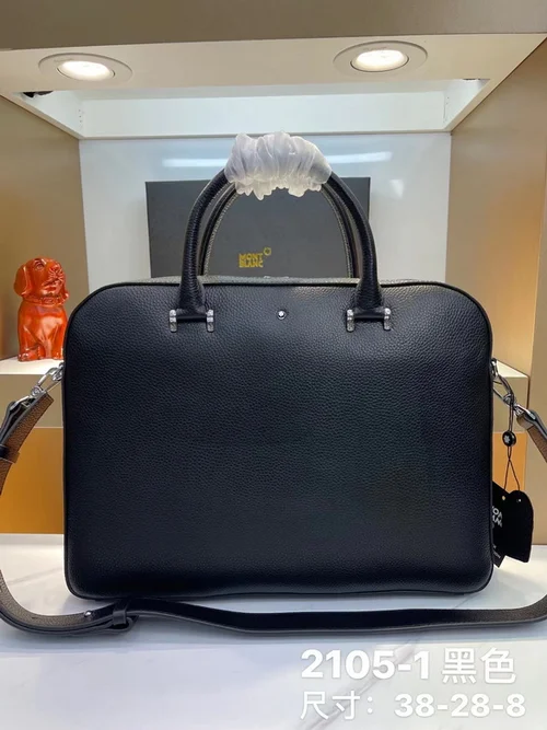 11 Montblanc Original Handbag Authentic Leather Luxury