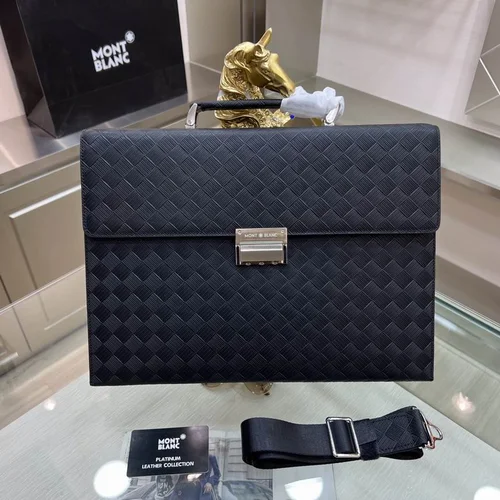 11 Montblanc Original Handbag Authentic Leather Luxury