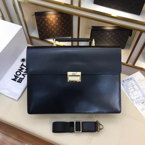 11 Montblanc Original Handbag Authentic Leather Luxury