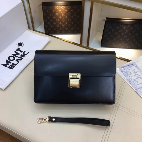 11 Montblanc Original Handbag Authentic Leather Luxury