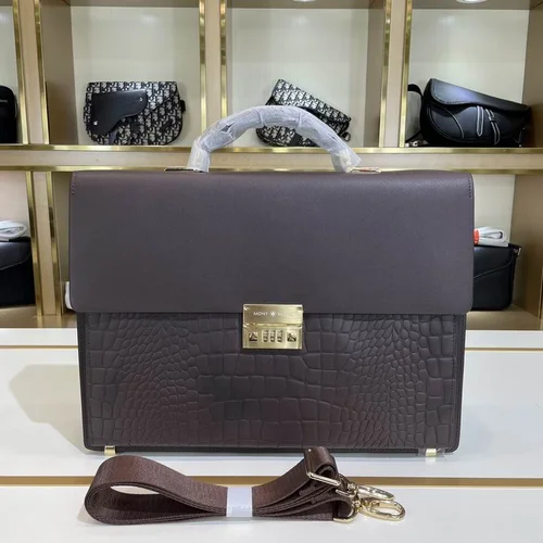 11 Montblanc Original Handbag Authentic Leather Luxury