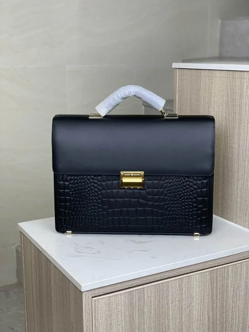 11 Montblanc Original Handbag Authentic Leather Luxury