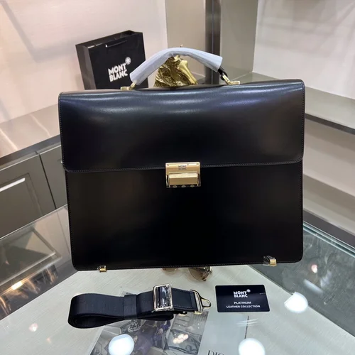 11 Montblanc Original Handbag Authentic Leather Luxury