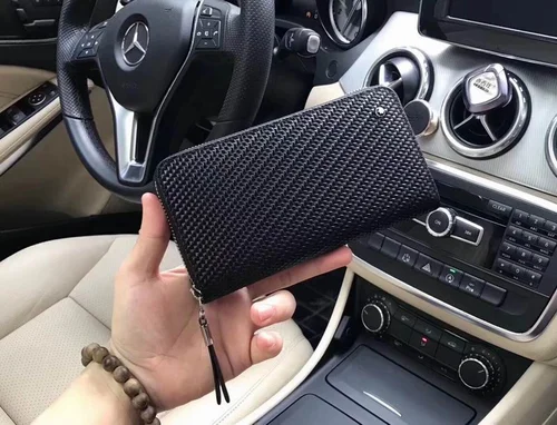 11 Montblanc Original Women's Wallet Authentic Leather