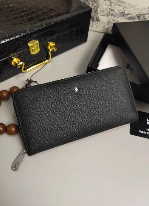 11 Montblanc Original Women's Wallet Authentic Leather