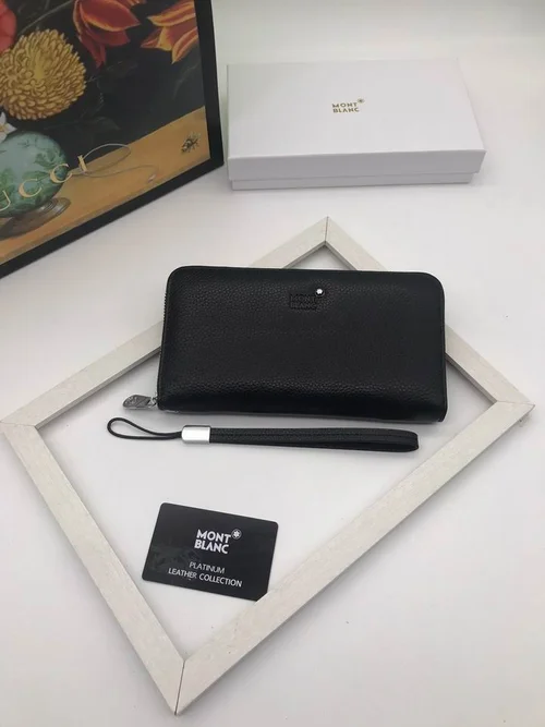 11 Montblanc Original Women's Wallet Authentic Leather