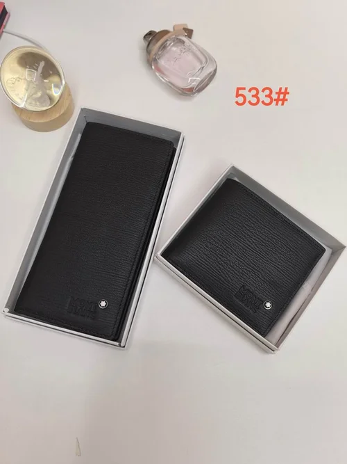 11 Montblanc Original Women's Wallet Authentic Leather