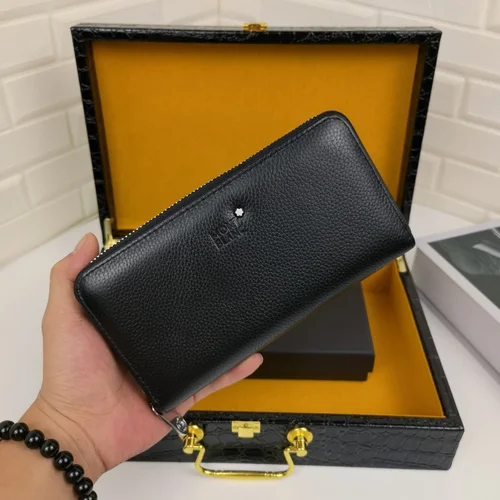 11 Montblanc Original Women's Wallet Authentic Leather