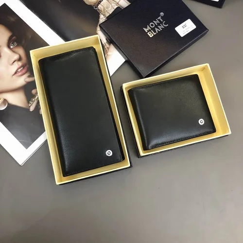 11 Montblanc Original Women's Wallet Authentic Leather