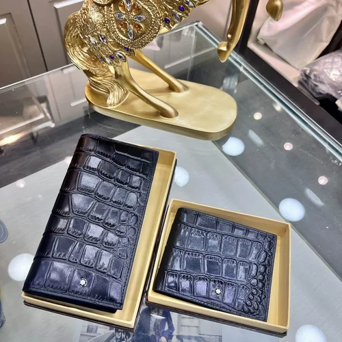 11 Montblanc Original Women's Wallet Authentic Leather