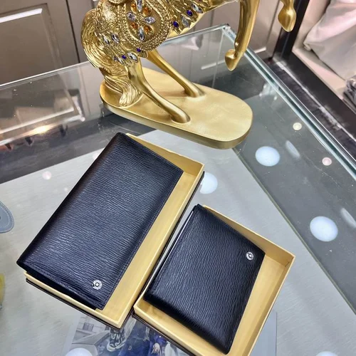 11 Montblanc Original Women's Wallet Authentic Leather