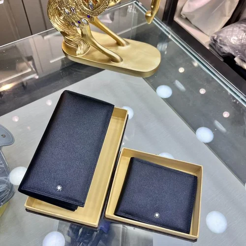 11 Montblanc Original Women's Wallet Authentic Leather