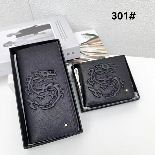 11 Montblanc Original Women's Wallet Authentic Leather