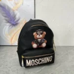 Moschino Original Backpack Large Authentic Logo Canvas