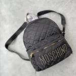 Moschino Original Backpack Large Authentic Logo Canvas