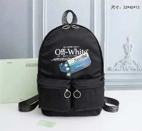 11 Off-White Original Backpack Large Authentic Canvas Luxury