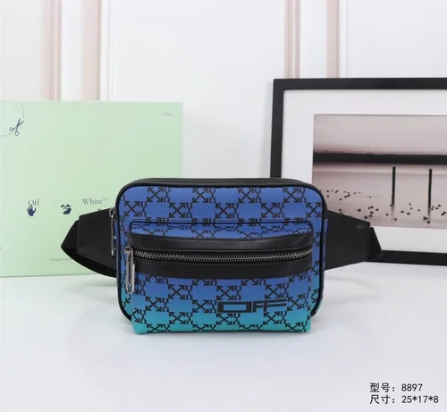 11 Off-White Original Waistbag Authentic Canvas Belt Bag