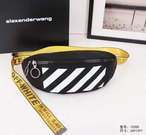 11 Off-White Original Waistbag Authentic Canvas Belt Bag