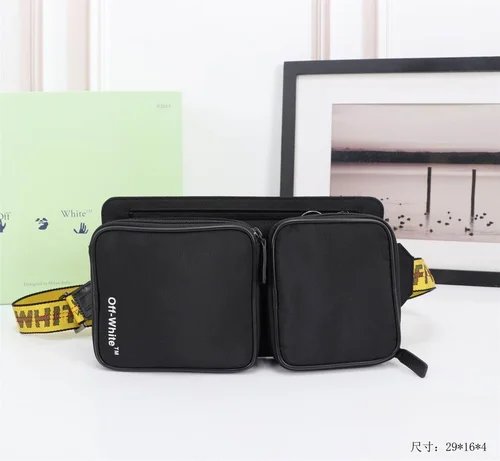 11 Off-White Original Waistbag Authentic Canvas Belt Bag