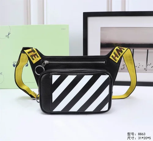 11 Off-White Original Waistbag Authentic Canvas Belt Bag