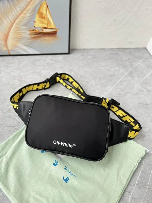 11 Off-White Original Waistbag Authentic Canvas Belt Bag