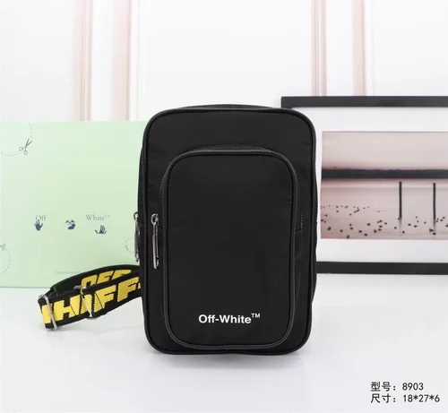 11 Off-White Original Waistbag Authentic Canvas Belt Bag