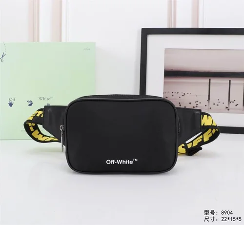 11 Off-White Original Waistbag Authentic Canvas Belt Bag