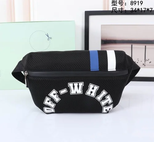 11 Off-White Original Waistbag Authentic Canvas Belt Bag