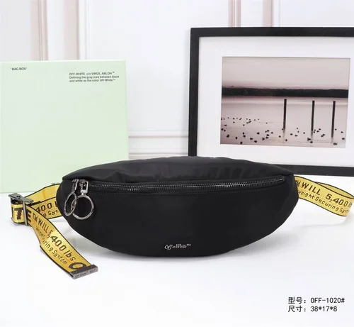 11 Off-White Original Waistbag Authentic Canvas Belt Bag