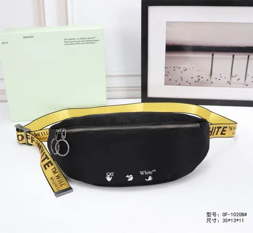 11 Off-White Original Waistbag Authentic Canvas Belt Bag