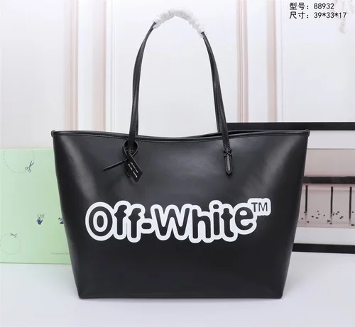 Off-White Large Shopping Tote Bag Women Luxury Canvas