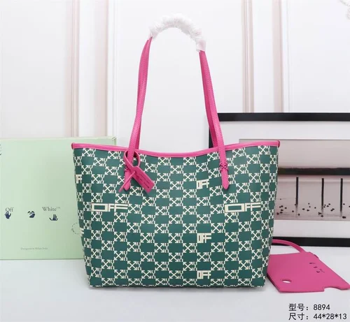 Off-White Large Shopping Tote Bag Women Luxury Canvas