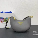 11 Prada Crescent Moon Bag Women Luxury Padded Re-Nylon