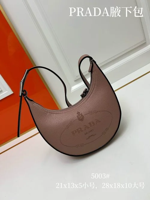 11 Prada Crescent Moon Bag Women Luxury Padded Re-Nylon