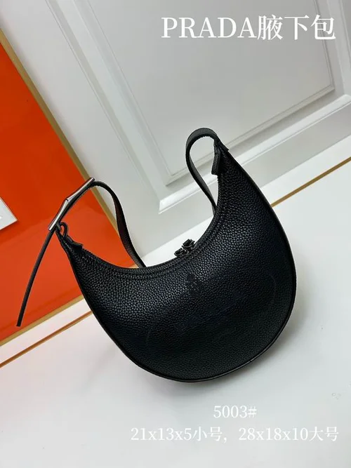 11 Prada Crescent Moon Bag Women Luxury Padded Re-Nylon