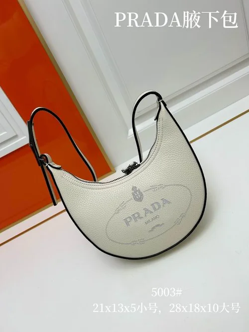 11 Prada Crescent Moon Bag Women Luxury Padded Re-Nylon