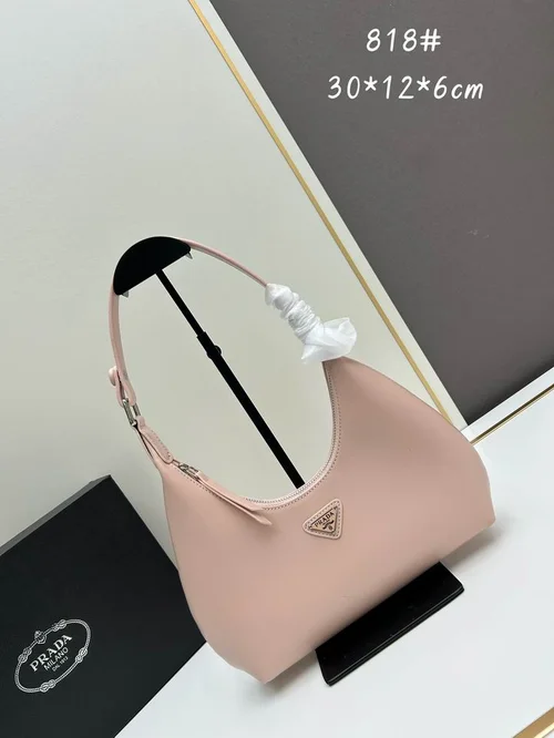 11 Prada Crescent Moon Bag Women Luxury Padded Re-Nylon