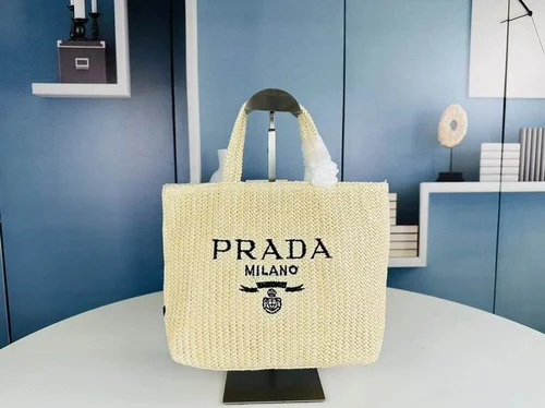 11 Prada Straw Raffia Basket Bag Women Luxury Summer Edition