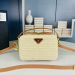 11 Prada Straw Raffia Basket Bag Women Luxury Summer Edition