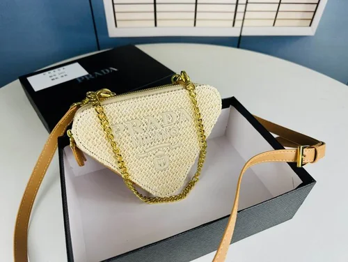 11 Prada Straw Raffia Basket Bag Women Luxury Summer Edition