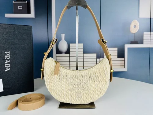 11 Prada Straw Raffia Basket Bag Women Luxury Summer Edition