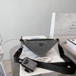 Prada Original Triangle Logo Bag Authentic Saffiano