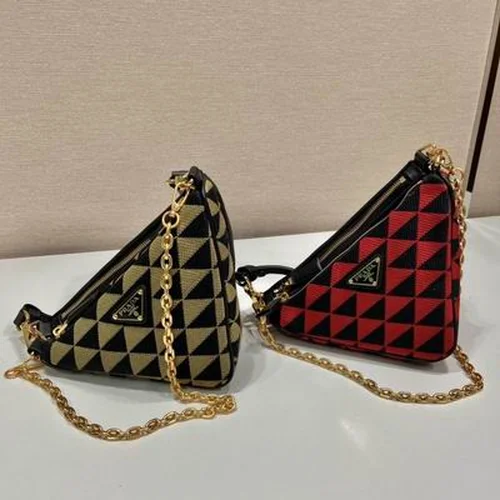 Prada Original Triangle Logo Bag Authentic Saffiano