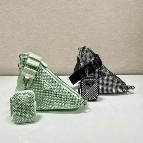 Prada Original Triangle Logo Bag Authentic Saffiano